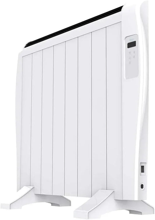 Cecotec Elektroheizung, 1200 W, Timer, WLAN, 2 Temperaturzonen, LED-Bildschirm, 15 m² Abdeckung, programmierbarer Timer, 8 Rippen