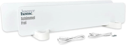 2er Schimmelentferner, Infrarotheizung, Wandheizung, 50 W, Wärmefunktion, Weiß, für Wand & Bad