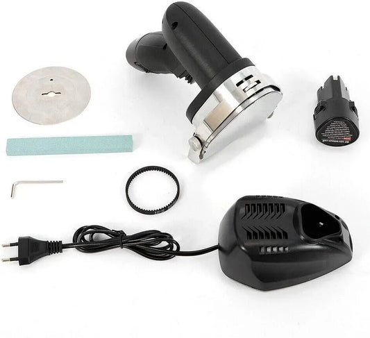 Kebabschneider, Dönerschneider, Elektromesser, Kebabmesser, Dönermesser, Dönermesser und Gyrosschneider, 80 W, 12 V, OUKANING